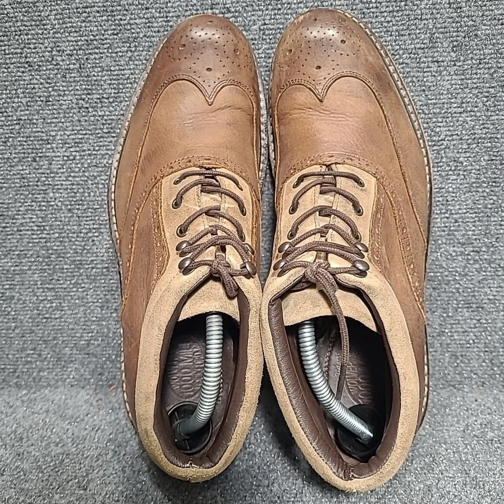 Wolverine 1000 Mile Brown Wingtip Boots Men's Size 10.5 D - Picture 10 of 16